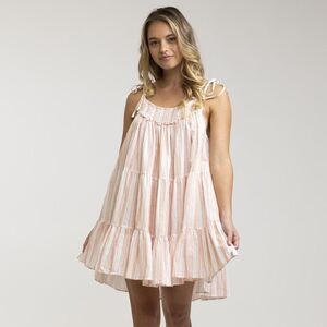 ✨Tiered Lace-Up Side Floral Dress✨